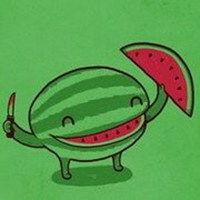 吃瓜女孩卡通头像,吃瓜女孩卡通头像的趣味解读  第1张