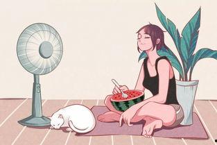 姐姐吃瓜绘画,绘画描绘瓜界风云  第2张